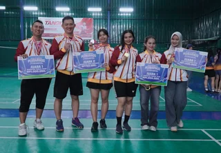 Dari Lapangan ke Prestasi, BPR Akasia Mas Borong Medali POR Komisariat Perbarindo Tangerang  2026